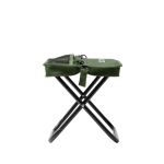 Sedia pieghevole compatta in poliestere con custodia e tasche vista principale