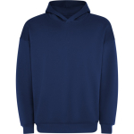 Felpa unisex oversize con cappuccio foderato 320 g/m2 Roly Direct Otto color blu mare prima vista d'uso
