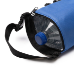 Borsa termica per bottiglie con tracolla e chiusura a zip 1 L color rosso vista dettaglio 1