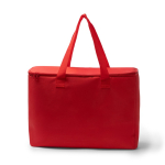 Borsa frigo familiare con interno isotermico e chiusura a zip 25L color rosso seconda vista
