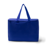 Borsa frigo familiare con interno isotermico e chiusura a zip 25L color blu reale seconda vista