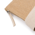 Borsa frigo in cotone e iuta con interno isotermico 280 g/m2 vista dettaglio 2