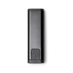 Multiutensile ultrasottile in alluminio con torcia da 70 lumen color nero seconda vista