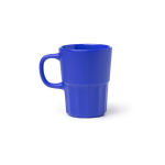 Tazza in ceramica con finitura opaca e interno abbinato 450 ml color blu reale seconda vista