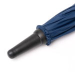 Ombrello automatico con banda riflettente e sistema antivento color blu mare vista dettaglio 3