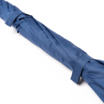 Ombrello automatico con banda riflettente e sistema antivento color blu mare vista dettaglio 4