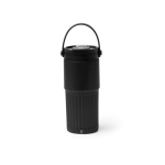 Bicchiere termico in acciaio inox con cannuccia e dosatore 600 ml color nero seconda vista