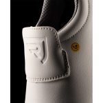 Calzature da lavoro in microfibra tessile intrecciata con chiusura elastica Roly Salt color bianco vista dettaglio 4