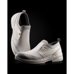 Calzature da lavoro unisex con chiusura in lycra e suola in poliuretano 200J Roly Pearl color bianco vista dettaglio 3