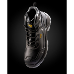 Stivale da lavoro unisex con lacci e puntale in fibra di vetro Roly Iron color  arancione fluorescente vista dettaglio 1