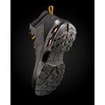 Calzature da lavoro impermeabili con puntale rinforzato e tessuto in pelle Roly Rock color giallo vista dettaglio 2