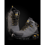 Stivale da lavoro impermeabile unisex con puntale in fibra di vetro Roly Lua color giallo vista dettaglio 2