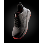 Calzature da lavoro unisex traspiranti con suola in gomma morbida Roly Onyx color rosso vista dettaglio 1