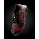 Calzature da lavoro sportive antiperforazione con puntale rigido Roly Garnet color rosso vista dettaglio 1