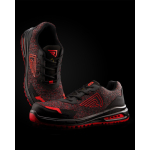Calzature da lavoro sportive antiperforazione con puntale rigido Roly Garnet color rosso vista dettaglio 3