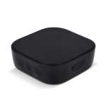 Altoparlante compatto con scocca in plastica personalizzabile 3W color nero terza vista