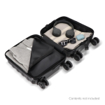 Trolley da cabina compatto con supporto per smartphone sul manico 14'' color nero quinta vista