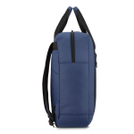 Zaino per laptop in RPET con strisce riflettenti 15,6'' color blu scuro quinta vista