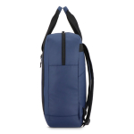 Zaino per laptop in RPET con strisce riflettenti 15,6'' color blu scuro sesta vista