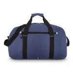 Borsa da viaggio o sportiva con dettaglio riflettente e zip 35L color blu scuro