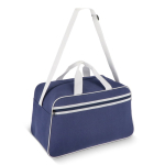 Borsa da viaggio e sport spaziosa con manici corti e lunghi 30L color bianco/blu