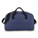Borsa sportiva in PET riciclato con doppia tasca frontale 25L color blu scuro quinta vista