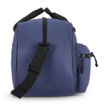 Borsa sportiva in PET riciclato con doppia tasca frontale 25L color blu scuro settima vista