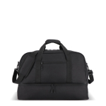 Borsa in poliestere riciclato per sport o viaggio 50L color nero