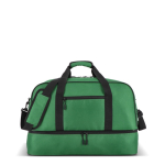 Borsa in poliestere riciclato per sport o viaggio 50L color verde