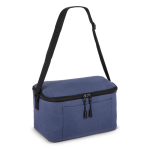 Borsa frigo termica portatile con tracolla regolabile e capacità 5 L color blu scuro terza vista
