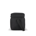 Borsa termica con doppio scomparto e manici corti 12L color nero ottava vista