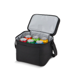 Borsa termica con doppio scomparto e manici corti 12L color nero nona vista