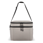 Borsa termica con doppio scomparto e manici corti 12L color grigio