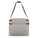 Borsa termica con doppio scomparto e manici corti 12L color grigio terza vista