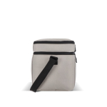 Borsa termica con doppio scomparto e manici corti 12L color grigio settima vista