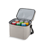 Borsa termica con doppio scomparto e manici corti 12L color grigio nona vista