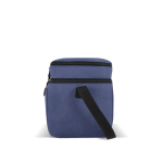 Borsa termica con doppio scomparto e manici corti 12L color blu scuro ottava vista
