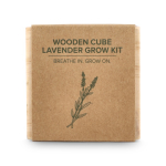 Kit di coltivazione della lavanda con vaso e substrato di cocco color naturale quarta vista