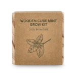 Kit di coltivazione della menta con vaso e substrato di cocco color naturale quarta vista