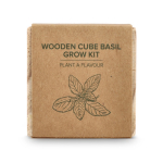 Kit di coltivazione del basilico con vaso e substrato di cocco color naturale quarta vista