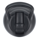 Borraccia termica in acciaio inox con beccuccio e manico coordinato 500 ml color nero settima vista