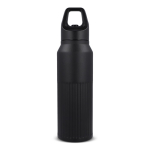 Bottiglia termica in acciaio inox con chiusura antigoccia 500 ml color nero seconda vista
