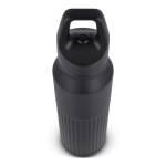 Bottiglia termica in acciaio inox con chiusura antigoccia 500 ml color nero quinta vista