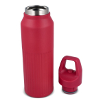 Bottiglia termica in acciaio inox con chiusura antigoccia 500 ml color rosso quarta vista