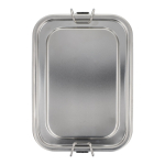 Portapranzo in acciaio inox con coperchio ermetico antigoccia color argento quinta vista