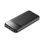 Power bank compatto con ricarica rapida e schermo LED 10.000mAh color nero