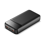 Power bank compatto con ricarica rapida e display LED 20.000mAh color nero