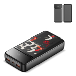 Power bank compatto con ricarica rapida e display LED 20.000mAh