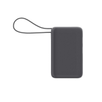 Power bank compatto con ricarica rapida e display LED 30.000mAh color grigio scuro terza vista