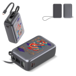 Power bank compatto con ricarica rapida e display LED 30.000mAh
